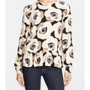 Kate Spade Deco Rose top